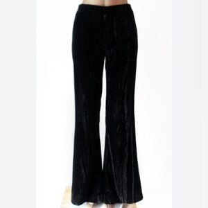 Zara size 24 (XS) velvet black pants